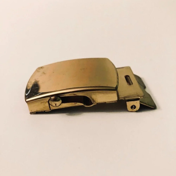 Vintage Lot of 2 US Brass Web Belt Buckle Made  in USA RAU - Picture 11 of 14